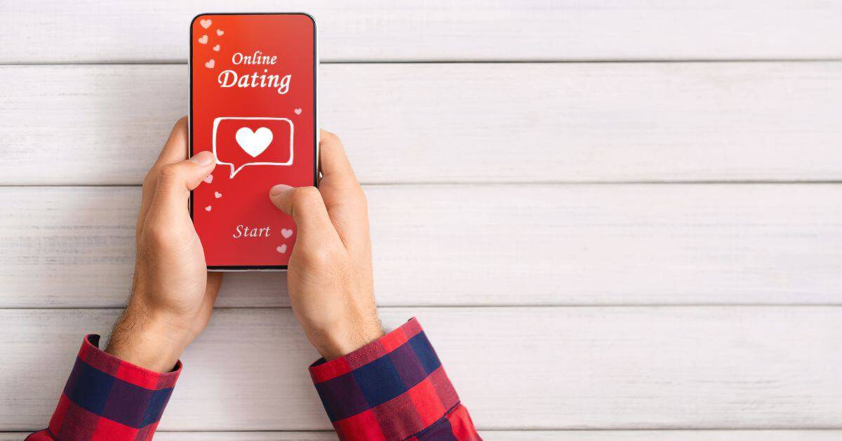 Using a dating app on Valentine's Day