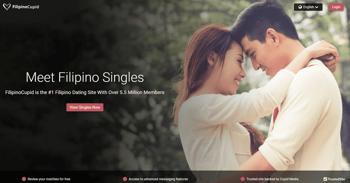 FilipinoCupid Homepage Screenshot