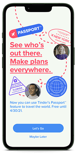 Tinder Passport Mobile