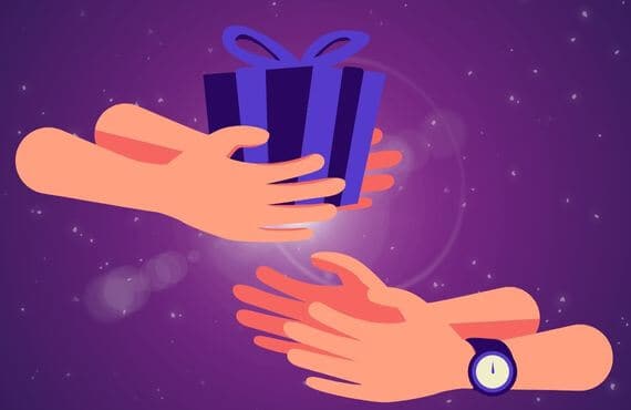 VR real gift giving