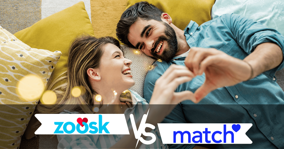 Loving Young Couple at Home - Zoosk vs Match