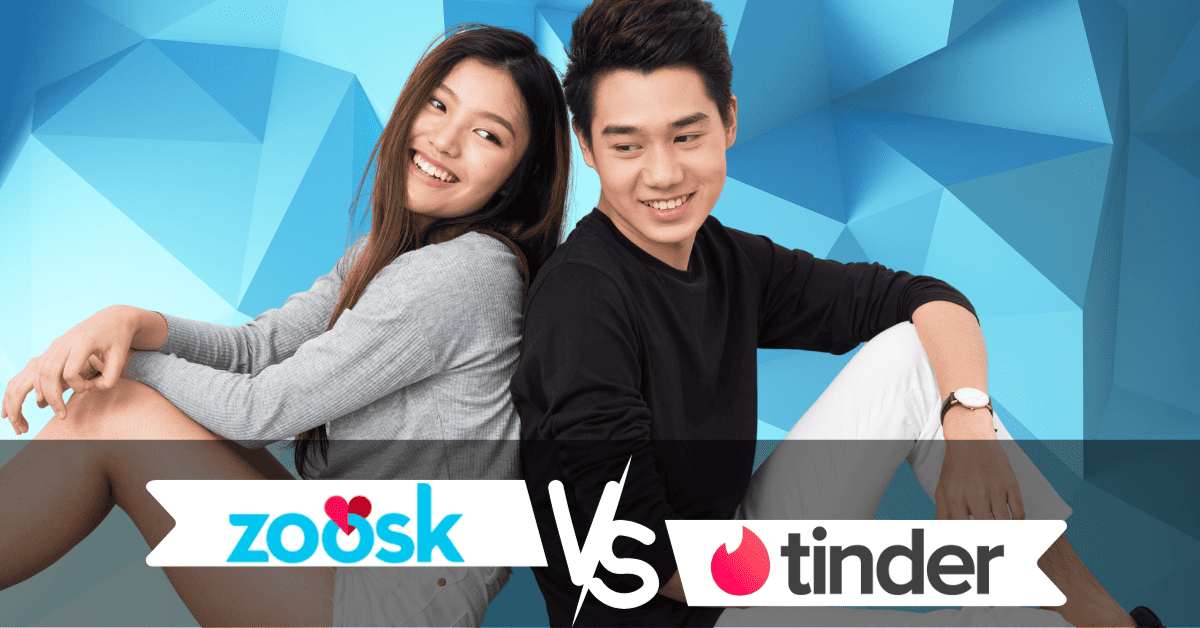 Young Asian Woman and Man - Zoosk vs Tinder