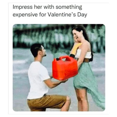 gasoline valentines meme