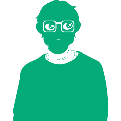 green silhouette