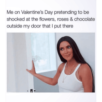 kardashian valentines meme