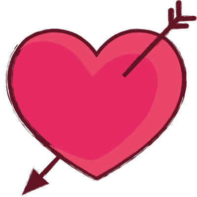 heart with arrow through it
