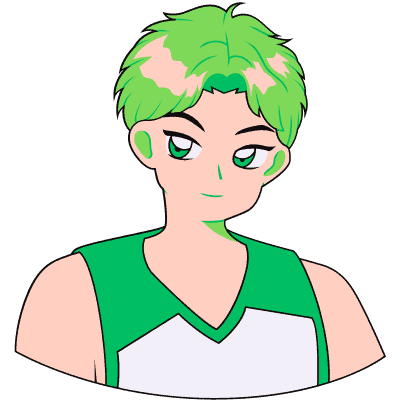 green avatar person