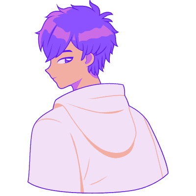 purple avatar man