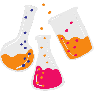 science beakers icon