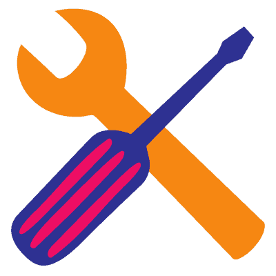 screwdriver and wrench graphic